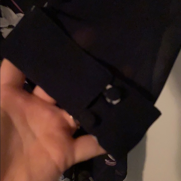 Chiffon “Shirt” Dress with collar WORN ONCE - Picture 3 of 4